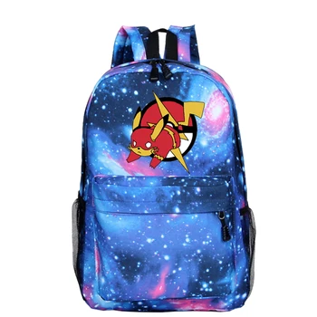 

Flash Pikachu School Bags for Teenage 2020 New Cartoon Girls Boys Backpack Street Wild Children Schoolbag Kids Rucksack