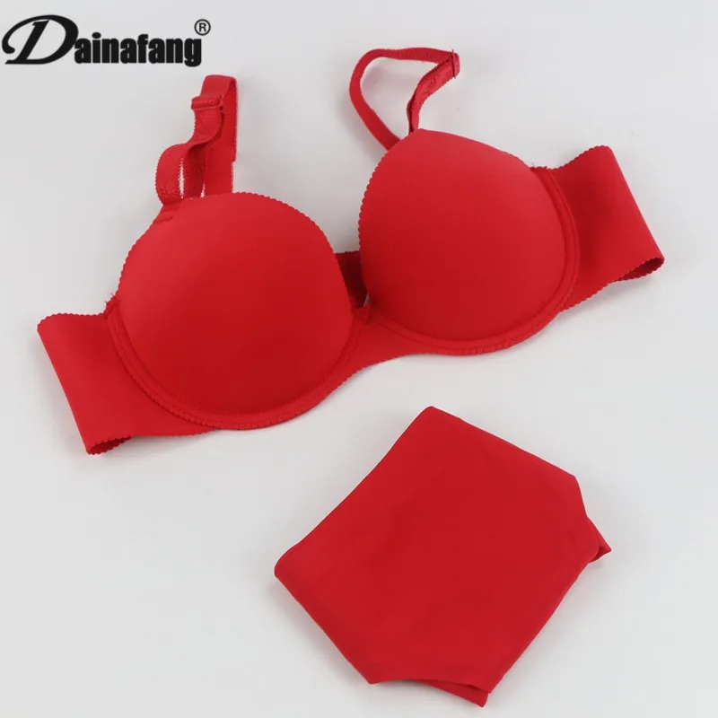 

European and American original single glossy four-color large size lingerie bra deep V sexy lingerie JLP