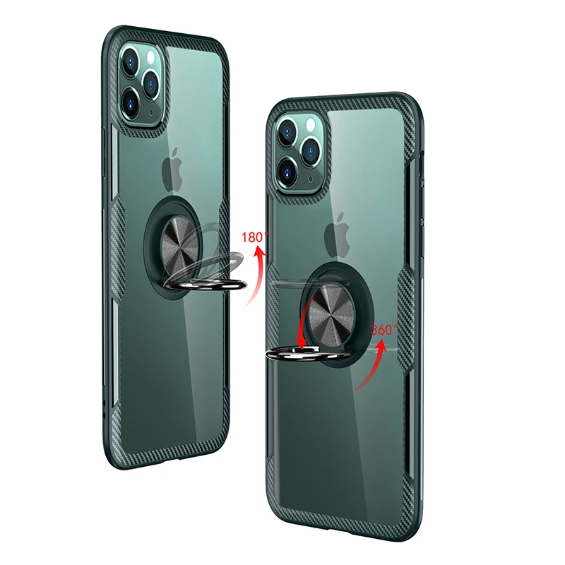 Для iPhone 11 Pro Max чехол для телефона роскошный оригинальный TPU рамка Funda прозрачный PC