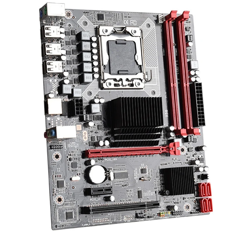 X58 Материнская плата Lga 1366 поддерживает серверную память Reg Ecc и процессор Xeon 32G