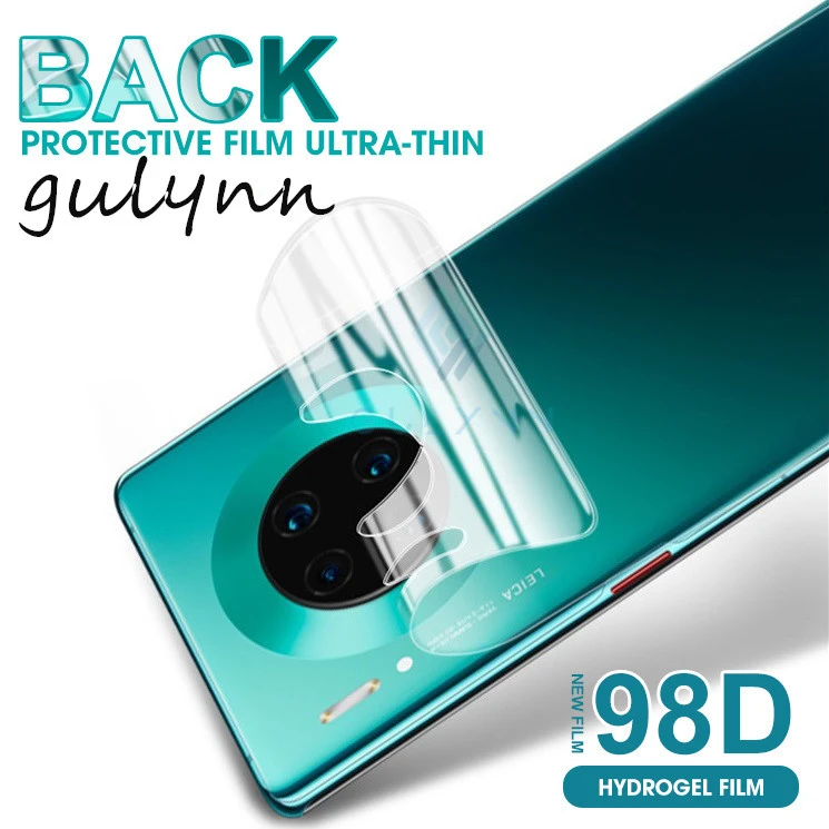 Гидрогелевая пленка 98D для задней панели Huawei P30 Lite P20 Mate 30 Pro 30Pro Защитная экрана Honor