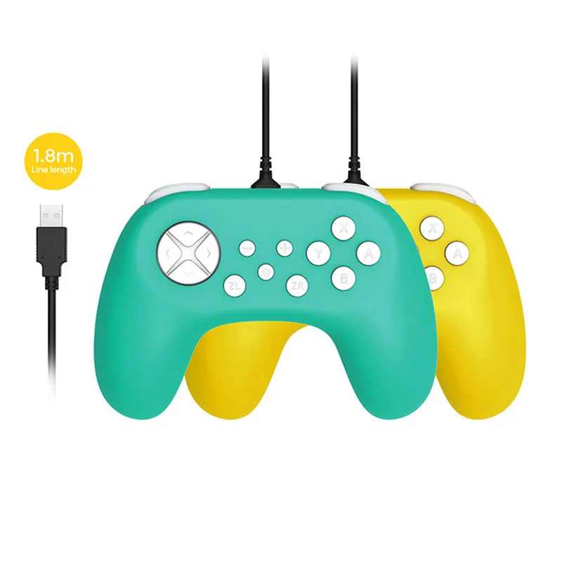 1 шт. проводной контроллер для Nintendo Switch Hand Grip Gamepad Remote Game Controller со встроенной