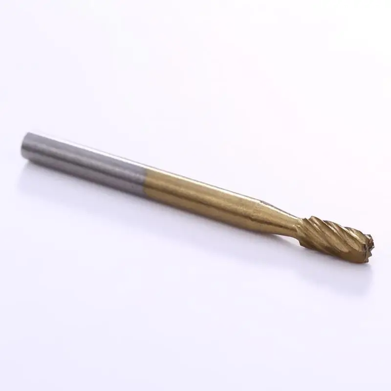 10 шт./компл. резак HSS Титан Dremel маршрутизации роторный инструмент фреза шлифовальные биты Burr Для Dremel резьба по дереву для вращающихся инструментов