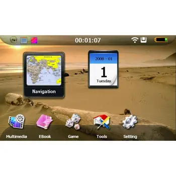 

7 inch T600 Car Truck GPS Navigation SAT NAV Navigator System 8GB Lifetime Free Map