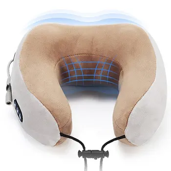 

U-Shaped Massage Pillow Electric Multifunctional Kneading Cervical Massage Pillow Intelligent Neck Protector