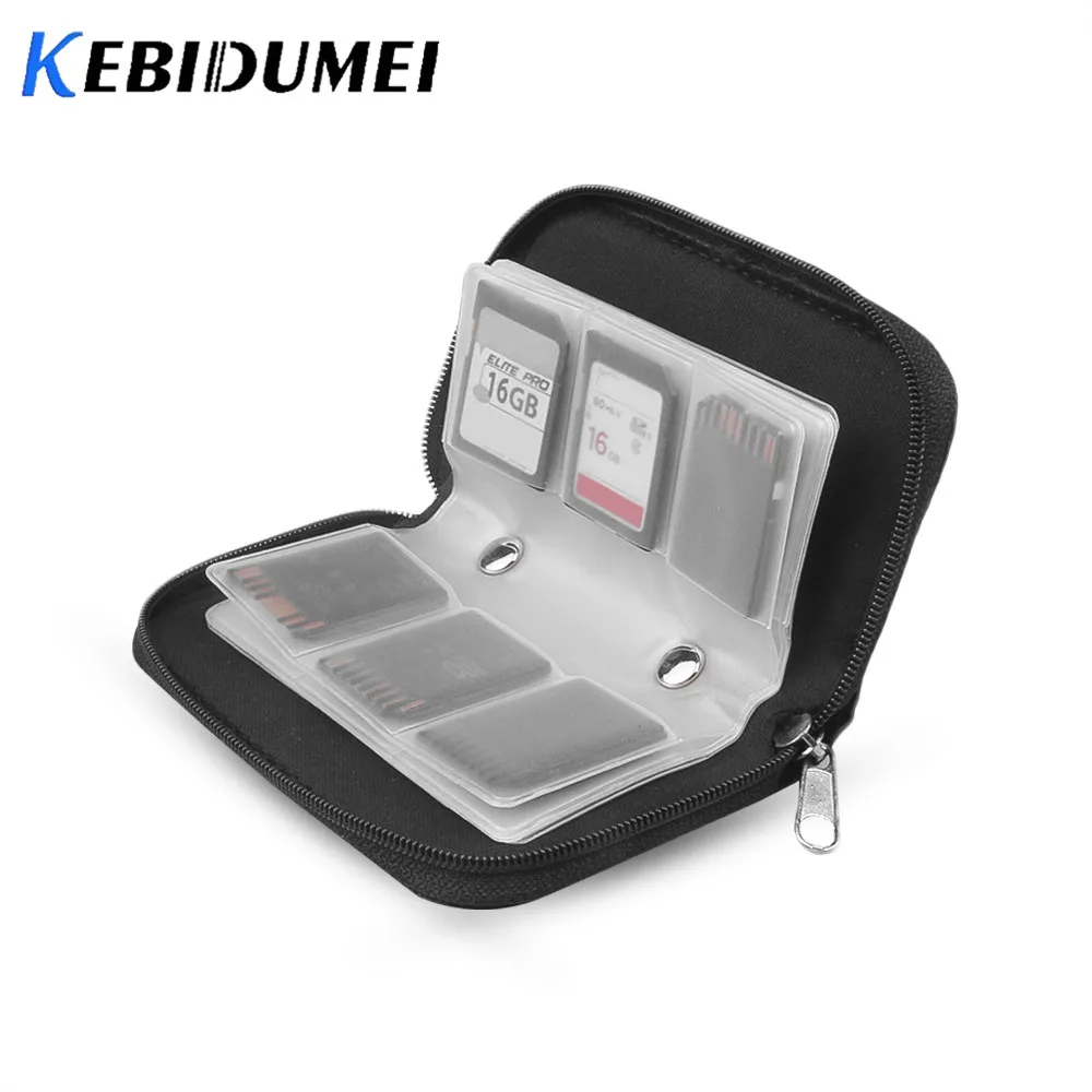 Kebidumei красочные SDHC MMC CF для хранения карт памяти сумка для переноски коробка держатель протектор для карты памяти Micro SD карты
