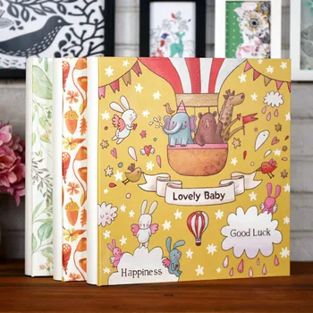 

Cartoon 5,6,7-inch Large-capacityInsert Photo Albums Memorial Baby Growth Family High Quality Photo Album Wedding Birthday Gift