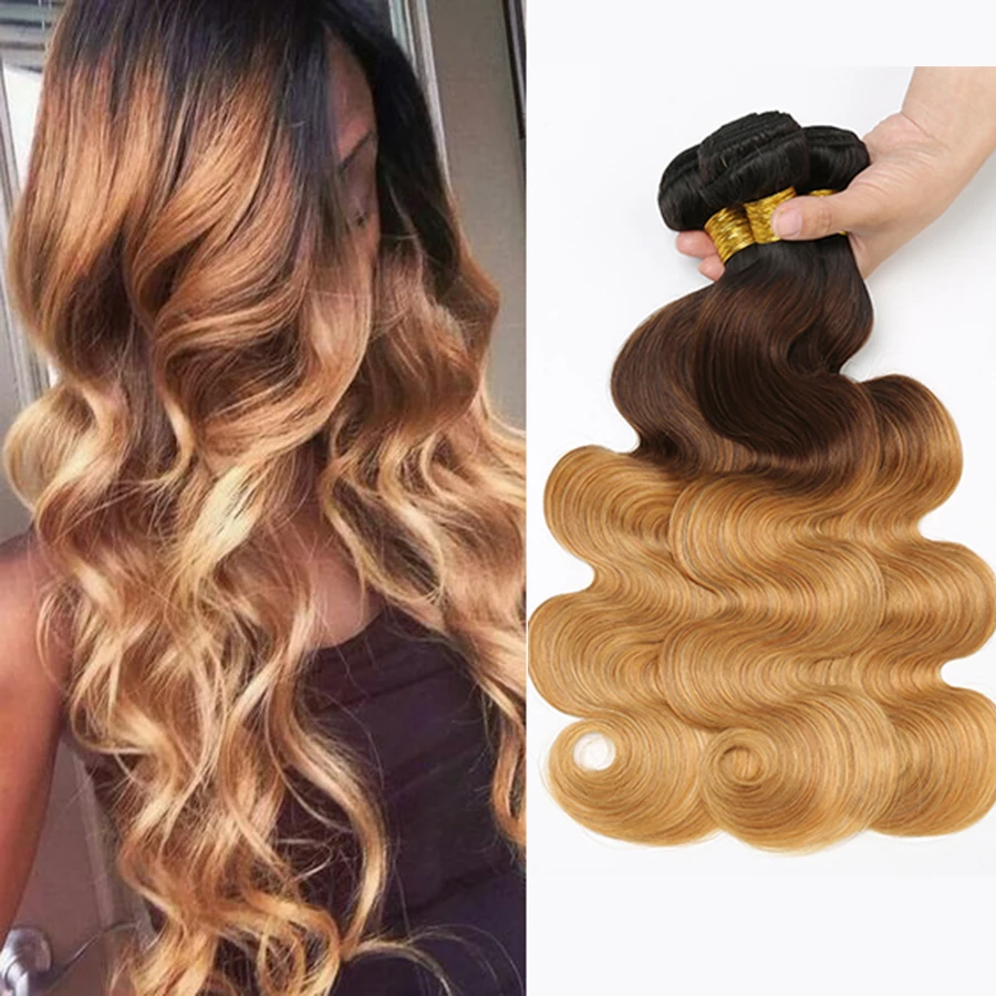 Ombre Hair Bundles Body Wave Bundles T1B/4/27 Brazilian Hair Weave Bundles 3 Tone Blonde Human Bundles Hair Mslynn Remy Hair Ombre Hair Bundles Body Wave Bundles T1B/4/27 Brazilian Hair Weave Bundles 3 Tone Blonde Human Bundles Hair Mslynn Remy Hair