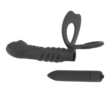 Double Penetration Anal Plug Bullet Vibrator Strap On Dick PenisSex Toys For Couples Dildo Butt Plug Vibrator Strap Vagina Plug 5