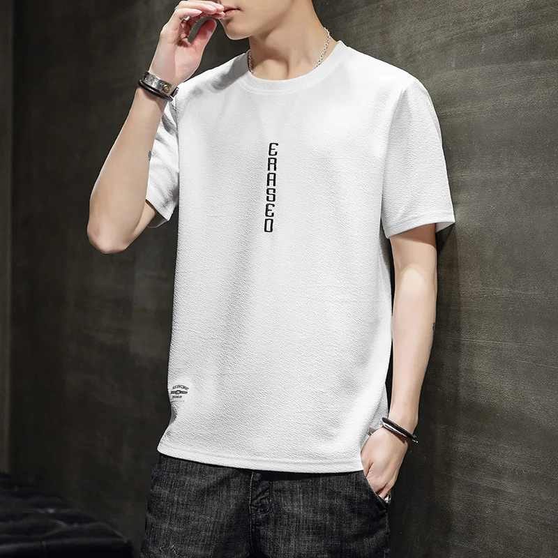 

2020 New T Shirt Mens fashion cotton T-shirts Summer Tee male Boy Skate Tshirt Tops print workout shirts Short sleeve