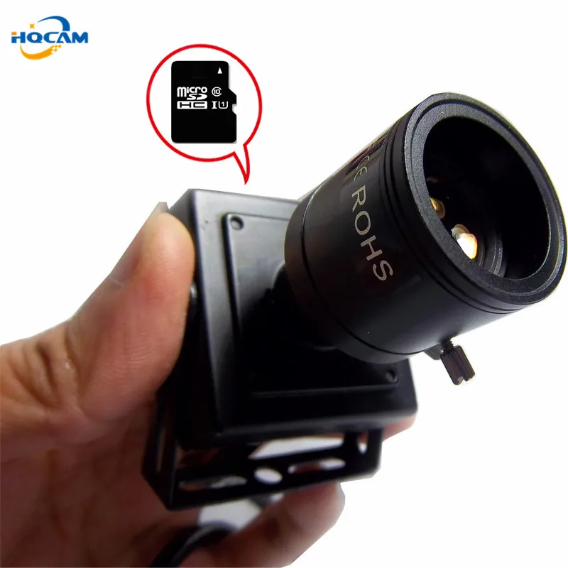 Мини IP камера HQCAM 5 Мп 3 2 МП аудио SD TF карта Домашняя безопасность Coor CCTV 9 22 мм ручной