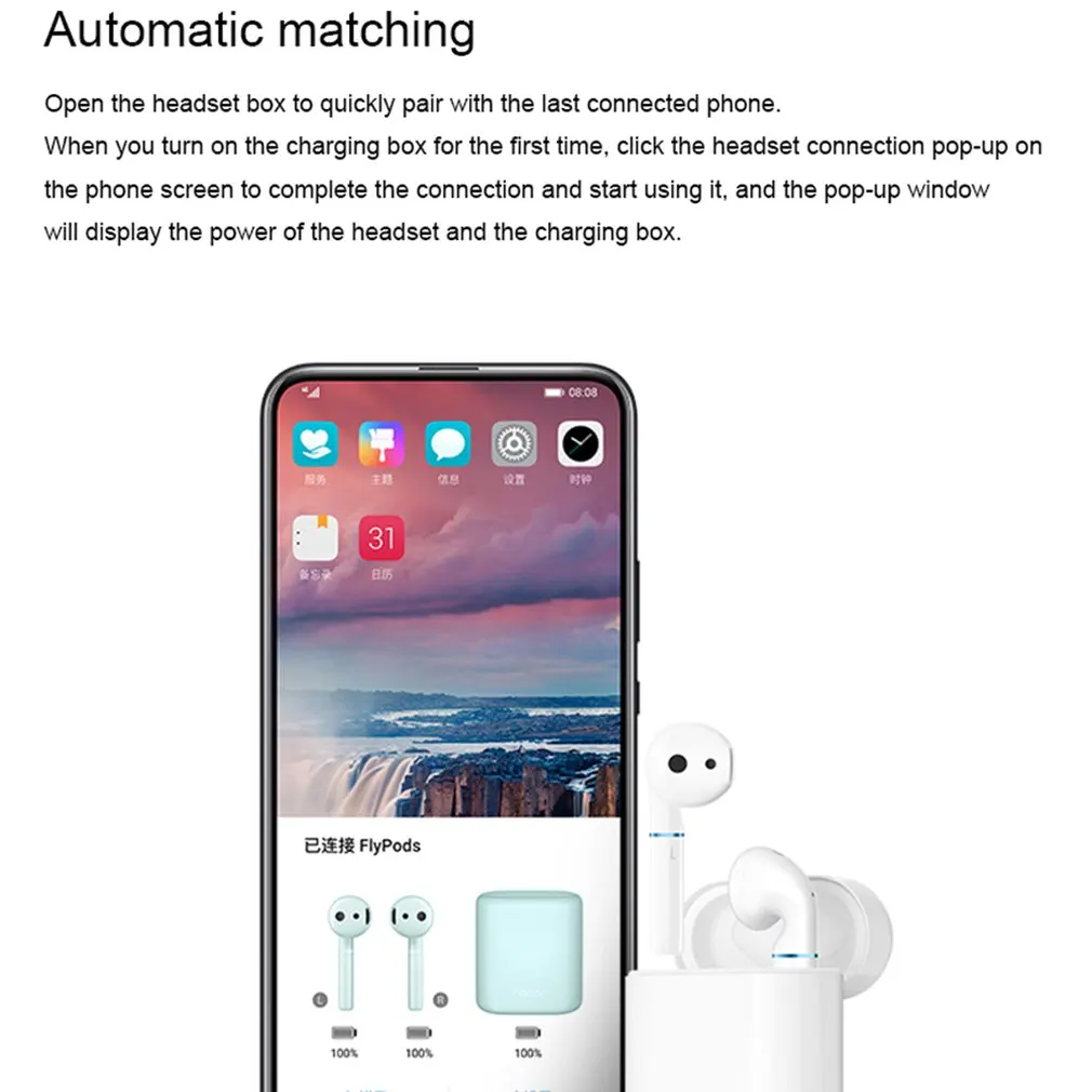 HUAWEI honor FlyPods Pro Bluetooth наушники с функцией шумоподавления водонепроницаемый