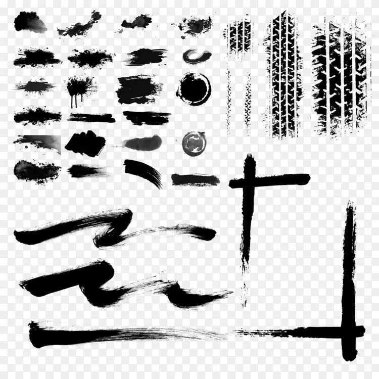 墨笔画 笔画画笔png图片素材免费下载 图片编号 Png素材网