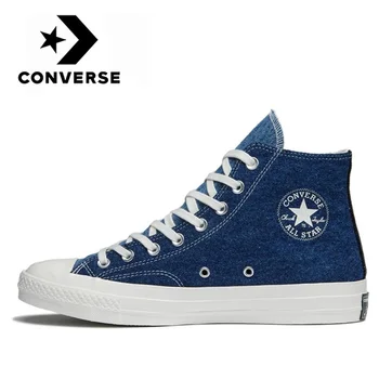 

Original Converse Renew Denim Chuck 1970s man and women Neutral classic Skateboarding sneakers High blue casual canvas Shoes