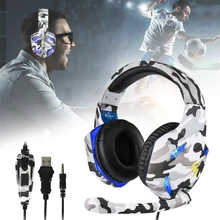LED Wired Headset Gaming Computer Headphone Microphone Noise Reduction Cancelling Headphone For Nintendo Switch PS4 Xbox one