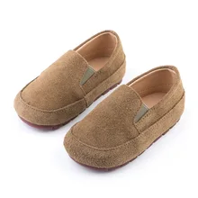 

Genuine Leather Loafers Children Casual Shoes Fashion Soft Sole Toddler Baby Walking Sport Shoes Comfy Boy Girls Flats Moccasins