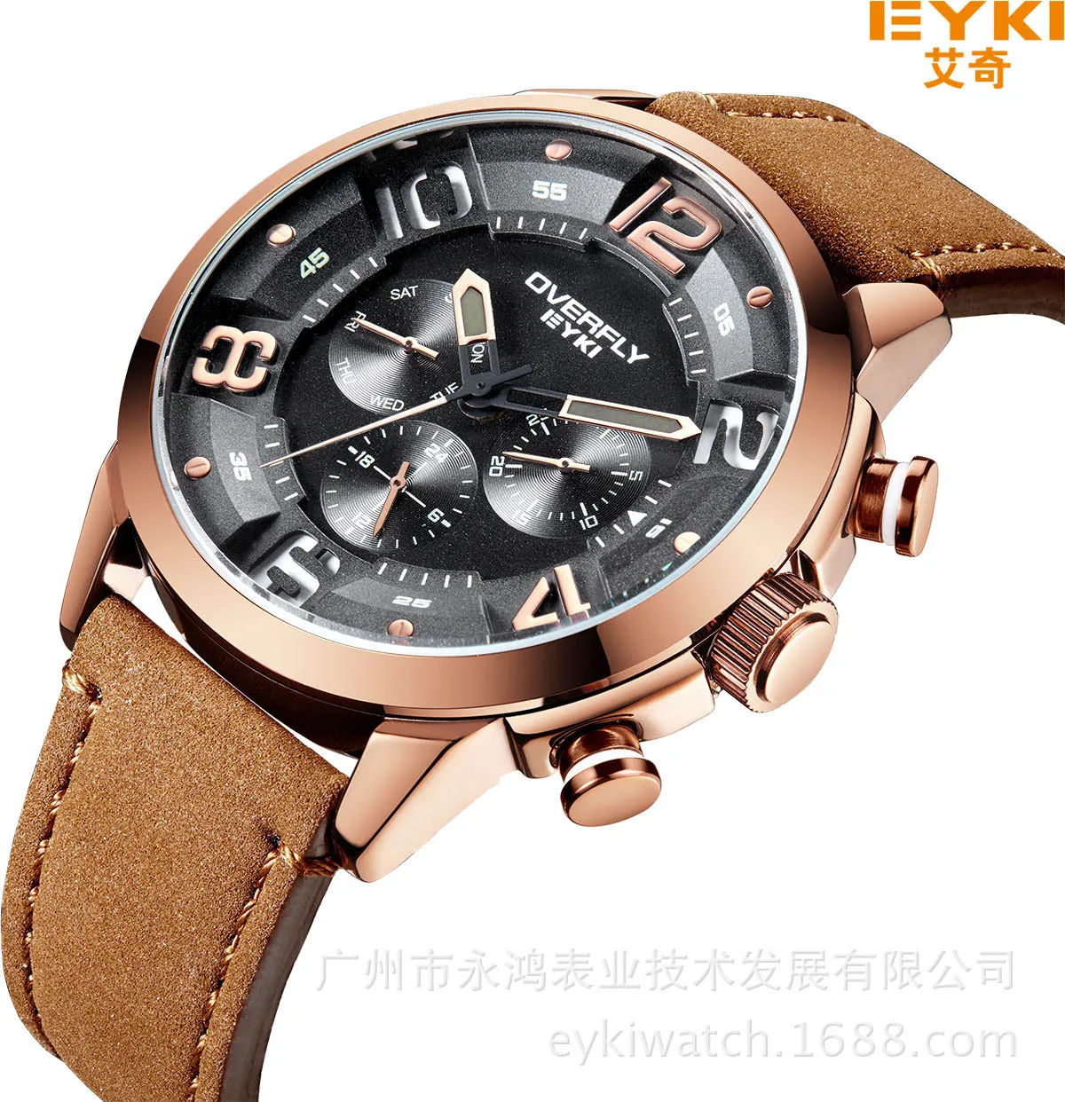 

New Style Eyki Leap Series MEN'S Watch Multi-functional Large Dial-E3068l