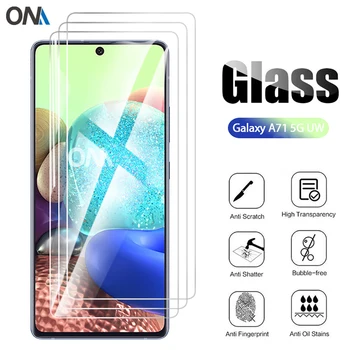 

10Pcs Tempered Glass For Samsung Galaxy A71 5G Glass Screen Protector 9H Glass for Samsung Galaxy A71 5G UW Protective Film