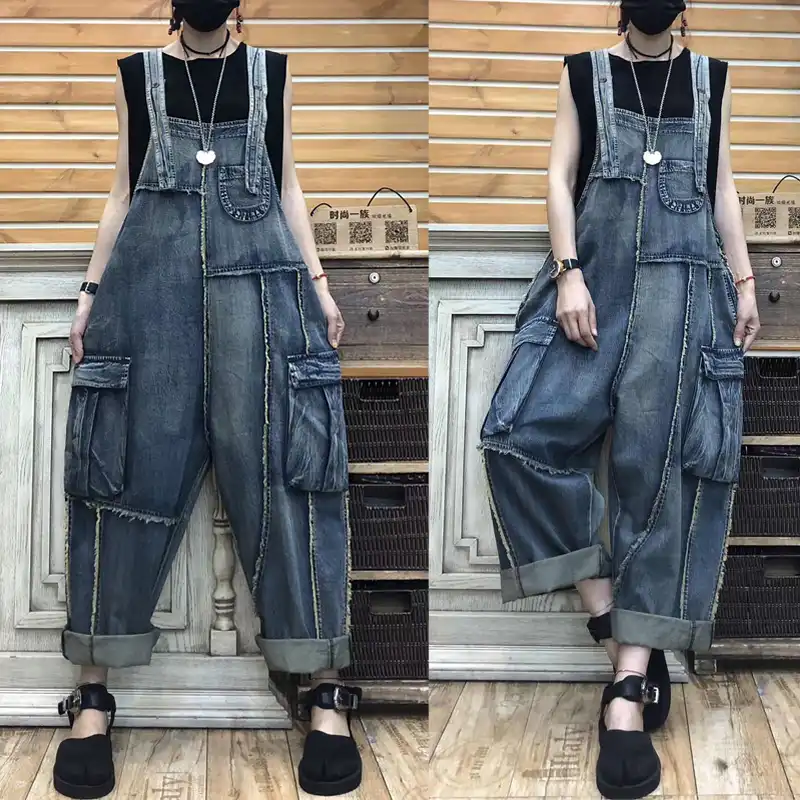 baggy overall jumpsuit