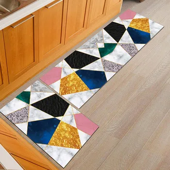 

Non-Slip Long Kitchen Mat Set Washable Office Tea Table Floor Rugs Bathroom Carpet Foot Pad Balcony Hallway Footcloth