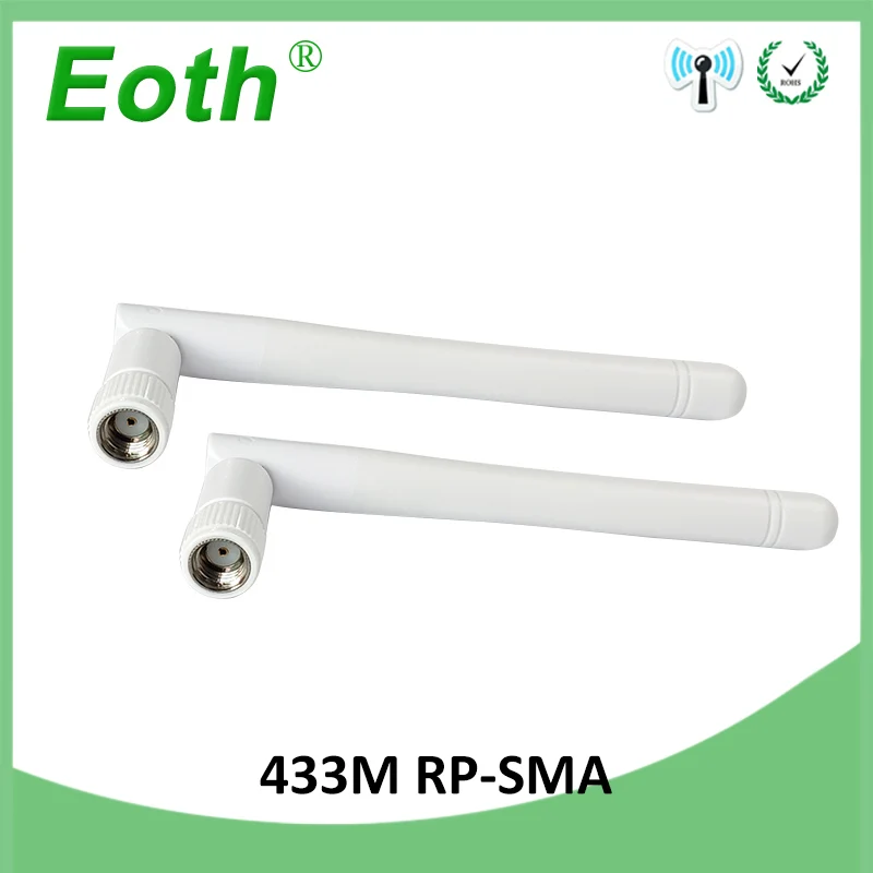10pcs 433MHz antenna 3dBi RP-SMA Connector antenne 433mhz IOT waterproof directional antena wireless Lorawan antennas watermeter