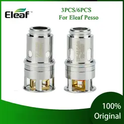 Оригинальный Eleaf Pesso сменная катушка EF-M 0.6ohm головка и EF 0.3ohm атомайзер ядро для Eleaf Pesso Tank/iStick T80 комплект испаритель