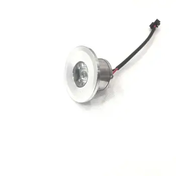 

new cabinet spot Light Abajur 5pcs/lot 1w 3w silver Led Lamps led Lamps cut size 30mm cabinet light.ac95-265v Input Voltage,led