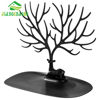 

Hanging Storage Jewelry Hooks Jewelry Display Organizer Earring Ring Necklace Hanger Holder Stand Jewelry ring display shelf