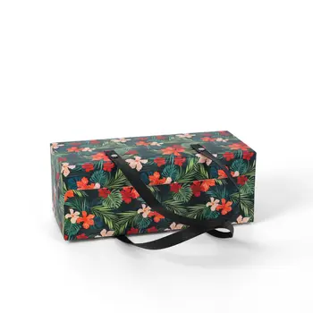

Plant Flower Gift Box Packaging Kraft Box Hand Retro Environmentally Friendly Paper Box Fashion Party Gifts Box Bags