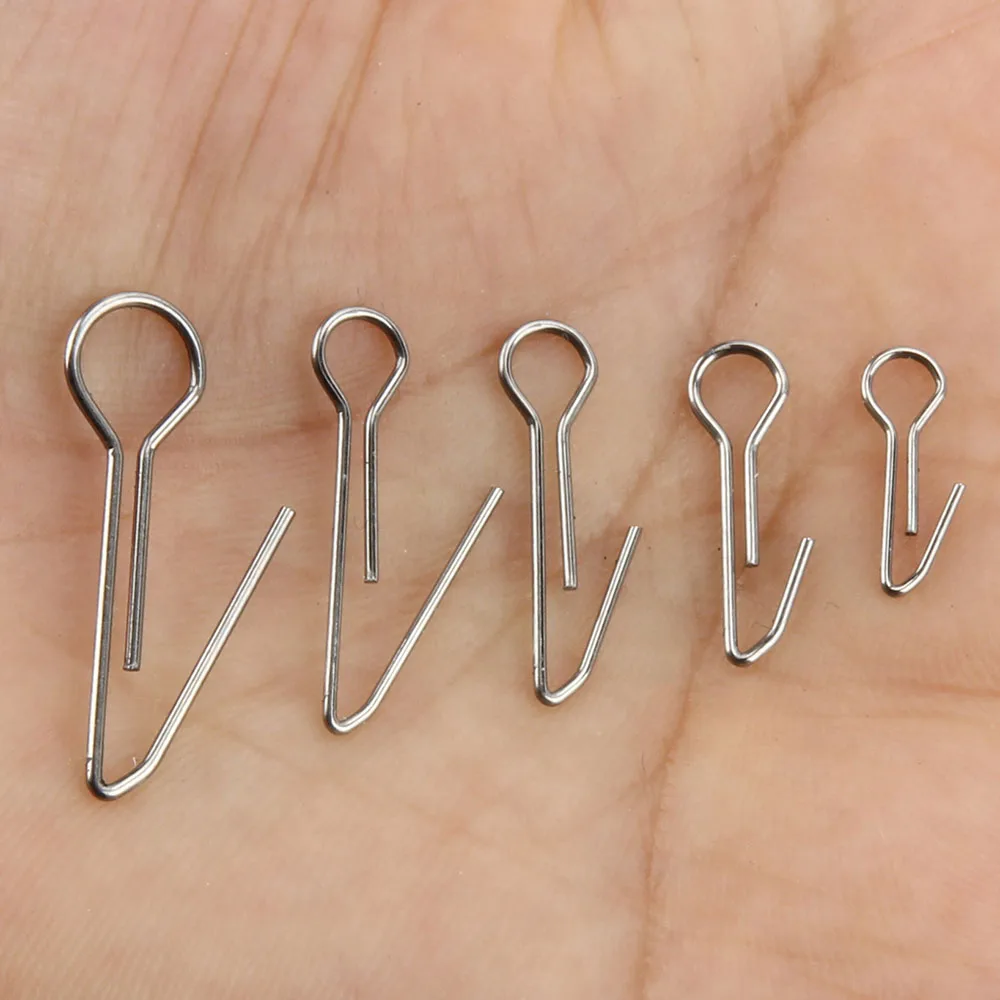 Stainless Steel Fishing Pin For Soft Lure Bait Saltwater Freshwater Fishing Head Lead Accessories Centering Pins 100 pcs fishing accessories fishing tackle fishing tools fishing tool