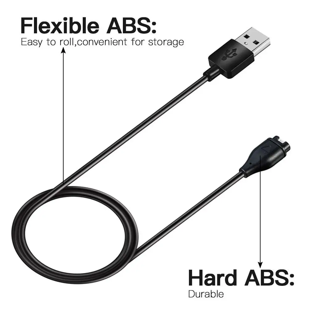 Новинка; 1 м/3.3FT USB Зарядное устройство кабель передачи данных для быстрой зарядки провода Зарядное устройство для смарт-часов Garmin Fenix 6 6S 6X Pro Fenix 5 5S 5X Forerunner 945 935 245