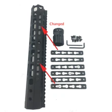 12-дюймовый Keymod защита для рук и заменяет M-lok Handguard Пикатинни+ гайки Пистолет Аксессуары для страйкбол охотничьи ножи