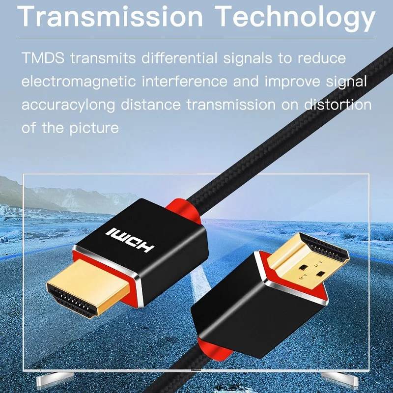 Shuliancable HDMI кабель Высокоскоростной 1080P 3D позолоченный плетеный кабель hdmi для HDTV xbox PS3/4 компьютера 1 м 2 м 3 м 5 м 10 м 15 м 20 м