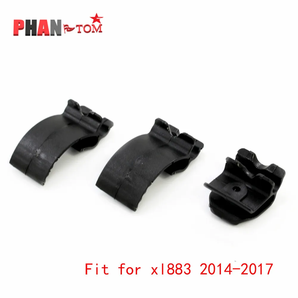 

Side cover Clips Set For Harley Sportster XL883 04-13 XL1200 48 72 Left Side Battery Cover Mount 04-17