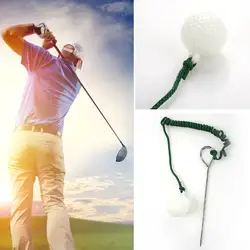 Мяч для гольфа, веревка, практичная, прочная, зеленая, металлическая, траинг, приспособления, качели, практичная палочка, уличные Мячи