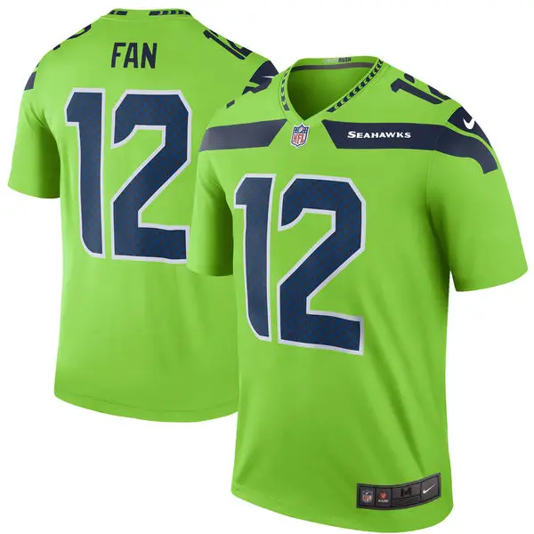 MEN Мужская Новинка, высокое качество, Seattle 12S FAN jersey - Цвет: MEN