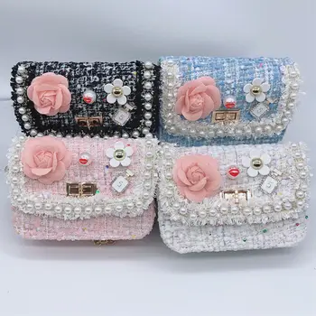 

2020 Brand New Kids Cute Rabbit Flower Bag Girls Toddler Shoulder Crossbody Tide Messenger Bag Mini Fashion Bag