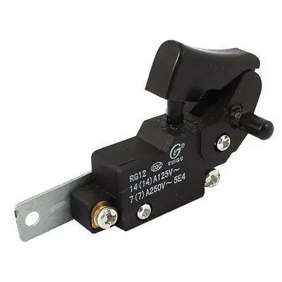 

Cut off Machine Manual Lock Trigger Switch AC250V/7A 125V/14A for Hitachi CC14