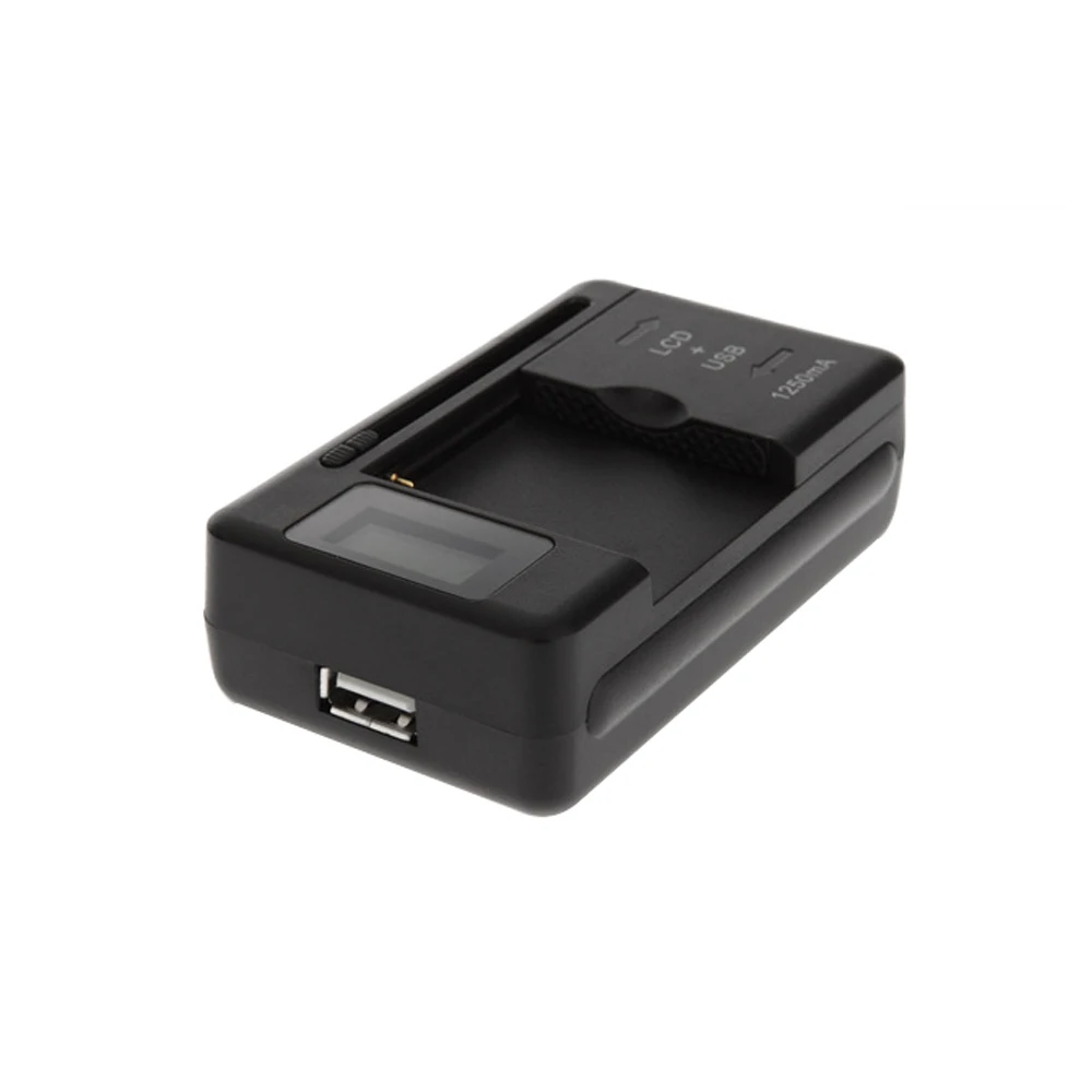 Universal Battery Charger LCD Indicator Screen Mobile Phone charger USB Port Rechargeable lithium-ion batteries