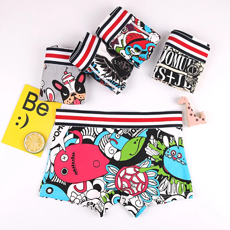 1pcs Women Cotton Cartoon Shorts Tomboy 