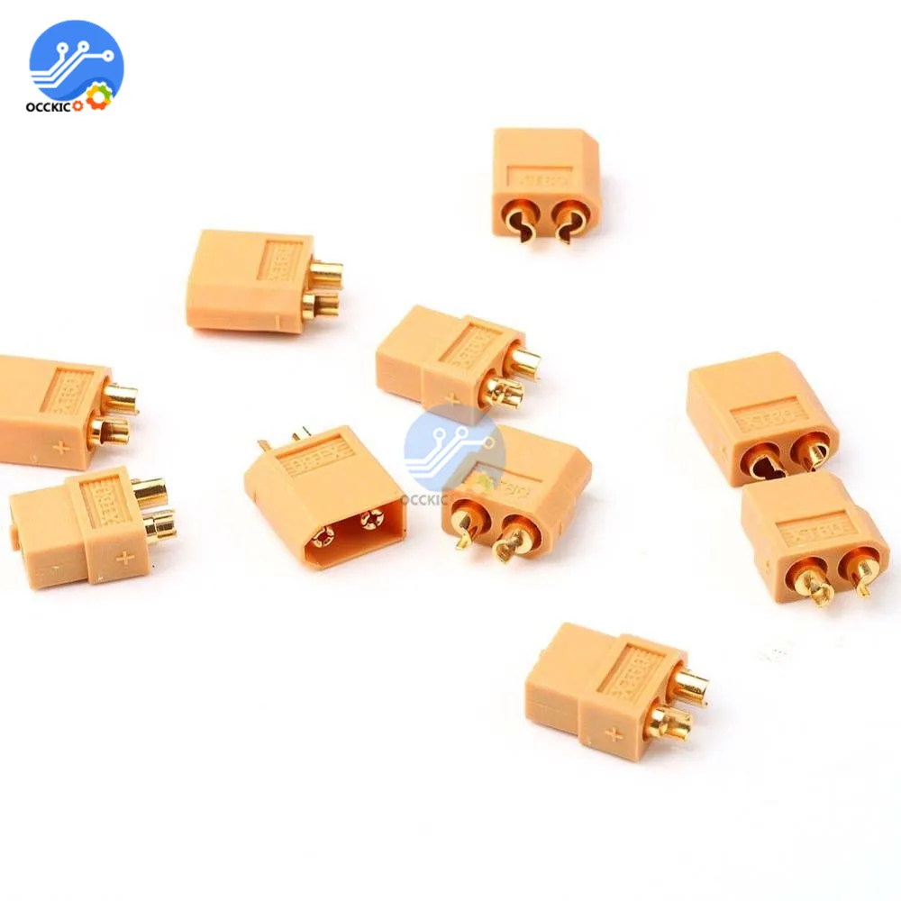 10 пар 20 шт. XT60 XT-60 Мужской Женский Пуля Разъемы Вилки для RC Lipo батарея