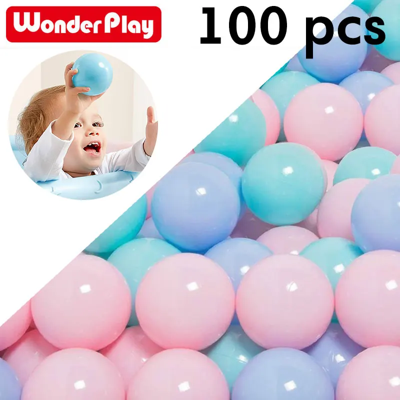 Пластиковый шар для бассейна для детей, Океанский прыгающий шар, красочные игрушки для сухого бассейна для дома, для детей, диаметр 5,5 см, 100 шт
