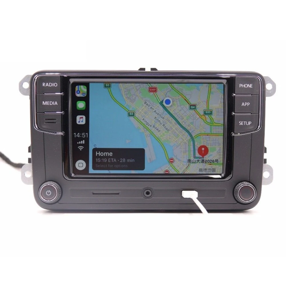 6RD 035 187B Desai Carplay RCD330 330G Plus 6 5 &quotMIB радиоприемник для VW Golf Jetta CC Tiguan Passat Polo|Панели| |