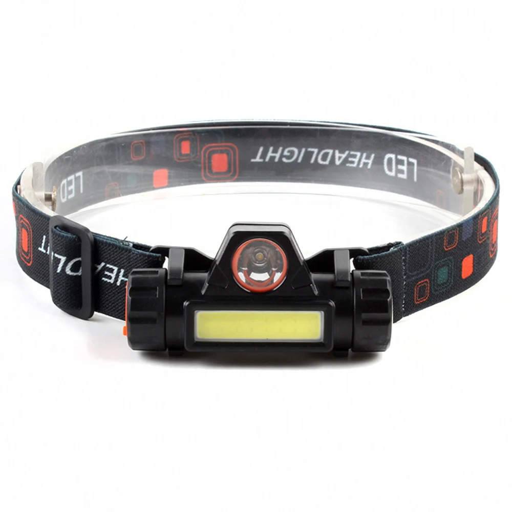 Details about   LED 2Modes/4 Modes Head Light Headlamp Rechargeable XPE+COB Headlight Flashlight 