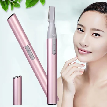 

Women Mini Painless Eyebrow Epilator Electric Eyebrow Trimmer Makeup Facial Hair Remover Shaver Razors TSLM2