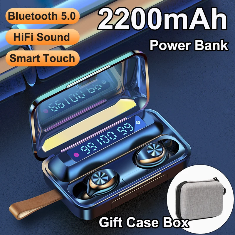 

TWS ecouteurs Blutooth Wireless Earphones Sports Bluetooth Earbuds Ear Phone Buds Noise Canceling Head Phones with Microphone