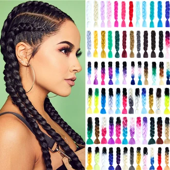 

MUMUPI Crochet braid hair braiding hair Jumbo Braiding Hair passion twist hair faux locs dreadlocks hair extensions hair braids