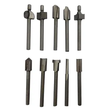 

10pcs Woodworking Electric Cutting Machines with Sharpening Engraving Machine Cutter Milling Tools ALI88