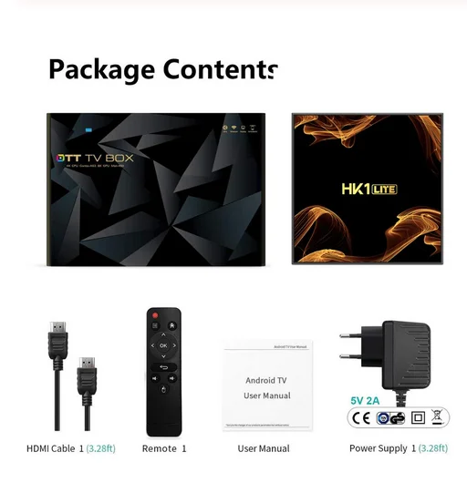 HK1 LITE TV BOX Android 9 0 Rockchip RK3228A Smart tv box Четырехъядерный 4K HDR 2 4G Wifi Google Player Гб 16