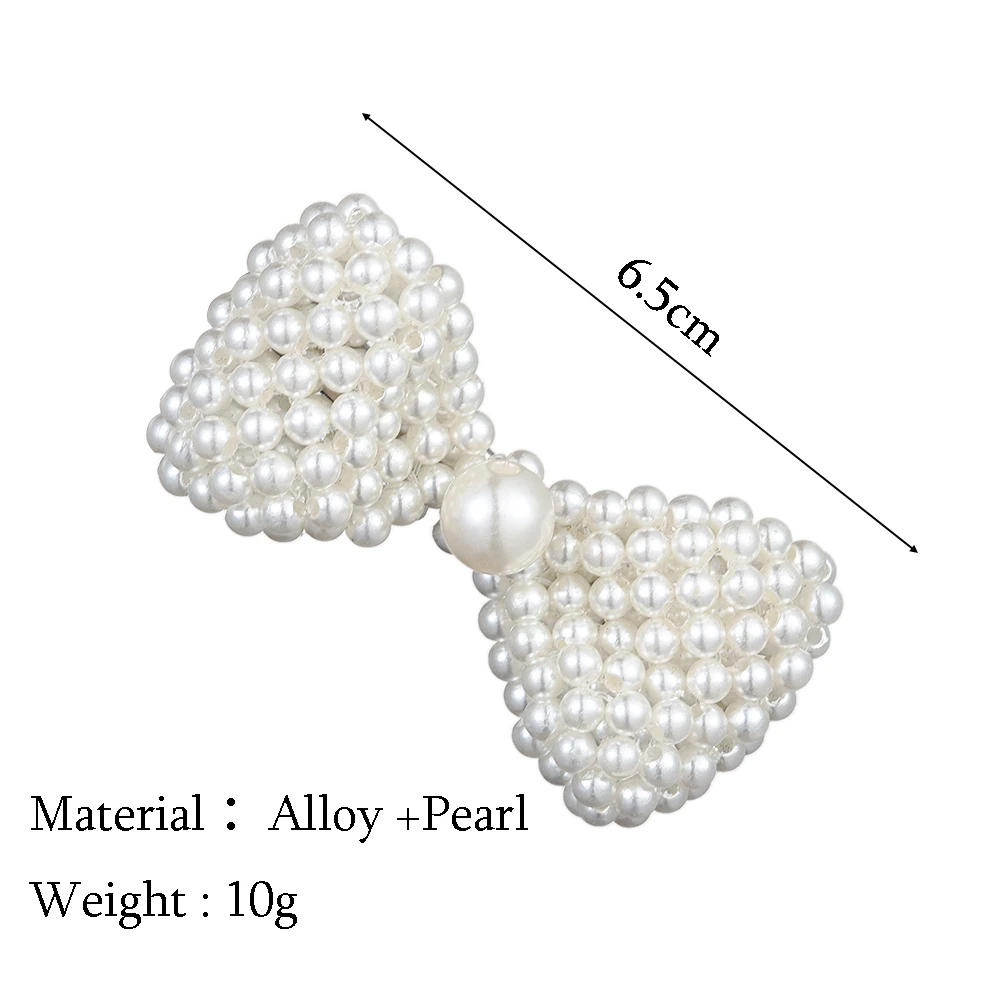 Pearl-4 1 шт. популярные корейские модные имитирующие жемчужные Заколки Для Волос Заколки для женщин и девушек ручной работы жемчужные цветы заколки для волос аксессуары для волос - Цвет: Pearl-4